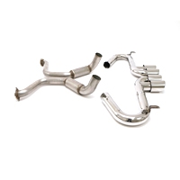 97-04 BBE Bullet Exhaust System - 4" Quad Tips