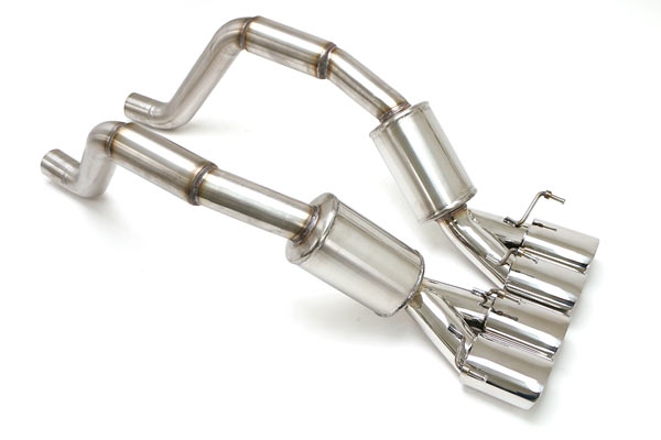 06-13 Z06/ZR1 BBE Bullet Exhaust System - 4" Round Tips
