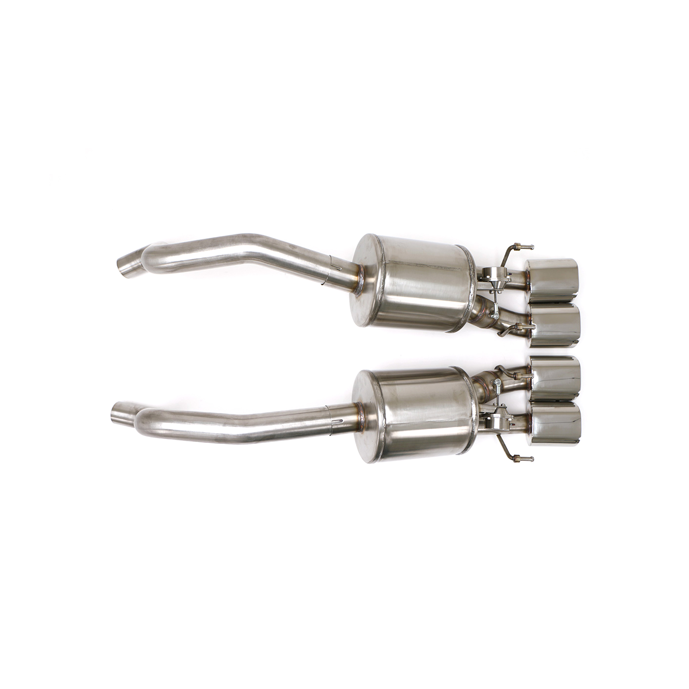 08 w/NPP BBE Fusion Exhaust System - 4.5in Oval Tips