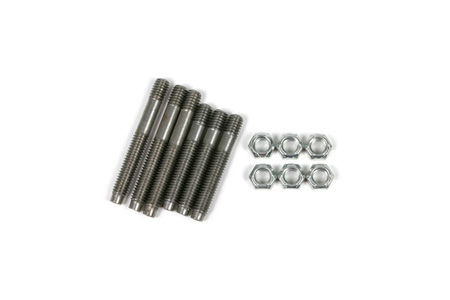 1956-1980 Corvette Exhaust Manifold Studs w/Crimp Nuts