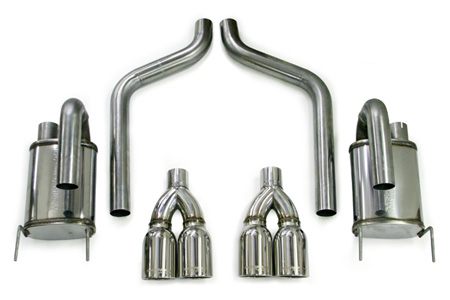 2009-2013 Corvette MagnaFlow Exhaust System - Quad 4" Tips