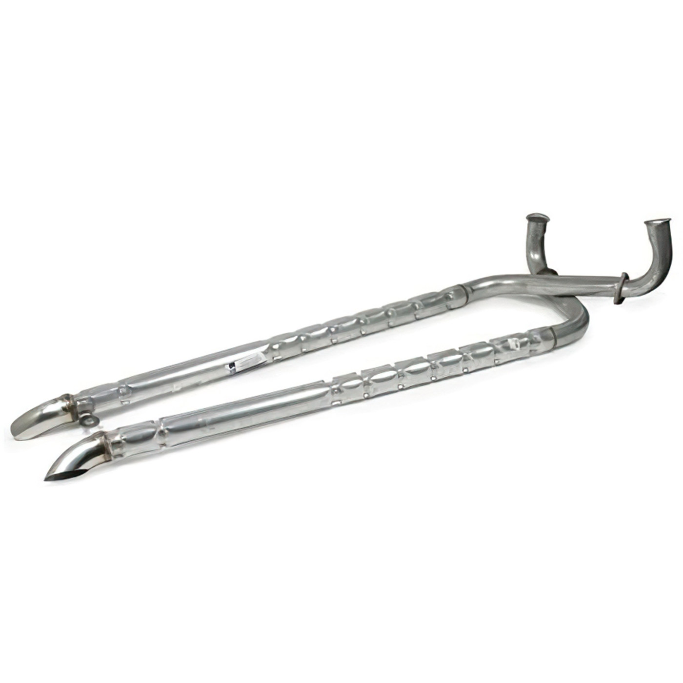 63-65 327 2 1/2in Side Exhaust Mufflers (Aluminized w/Original Sound)