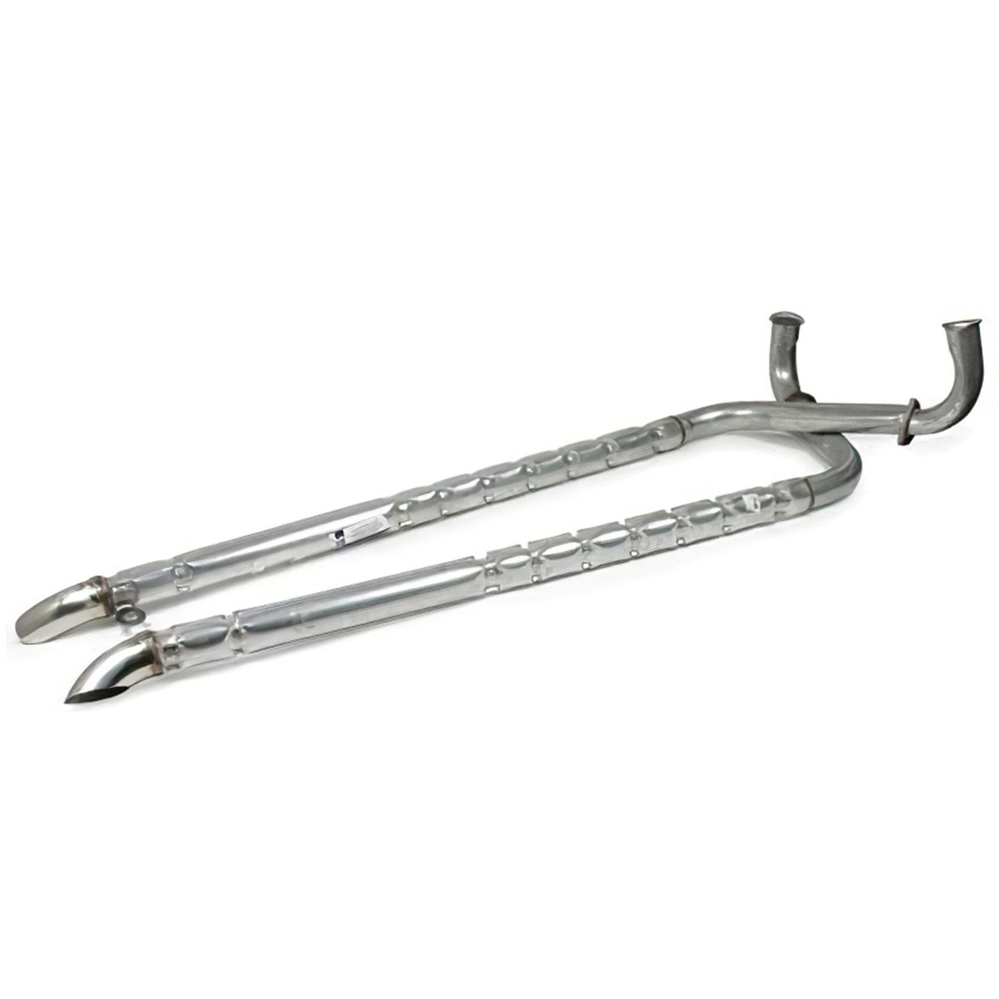 63-67 327 2in Side Exhaust Mufflers (Carbon Steel w/Original Sound)
