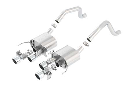 15-18 Z06 w/NPP Borla ATAK Exhaust System w/4.25" Round Intercooled Tips
