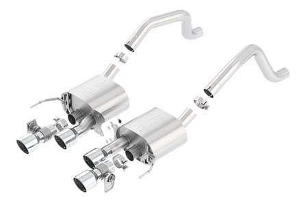 15-18 Z06 w/NPP Borla S-Type Exhaust System w/4.25" Round Intercooled Tips (Default)
