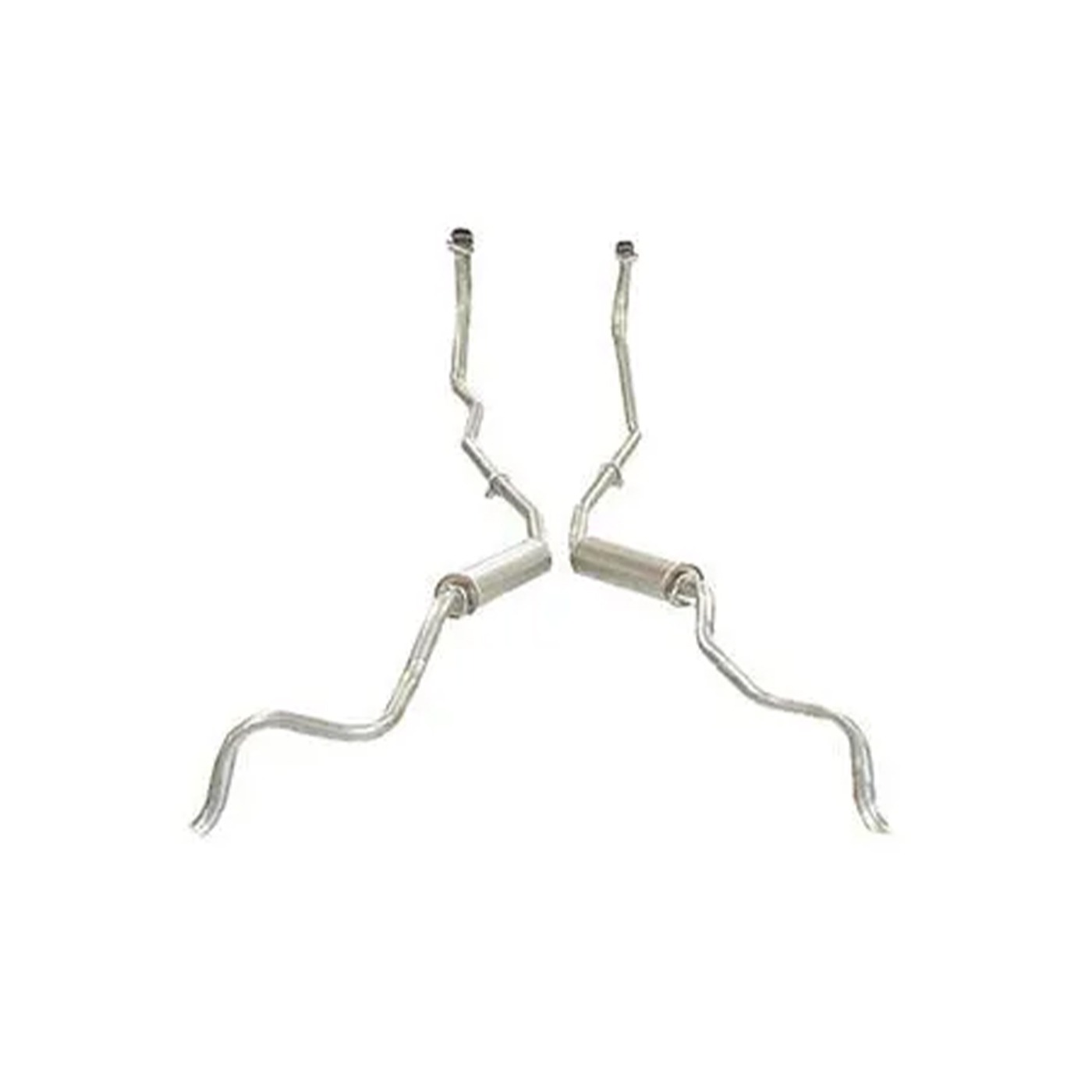61-62 Base Exhaust System w/ Magnaflow Mufflers