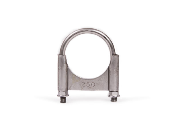 63-96 2 1/2" Stainless Exhaust Pipe Clamp - Technical Diagrams