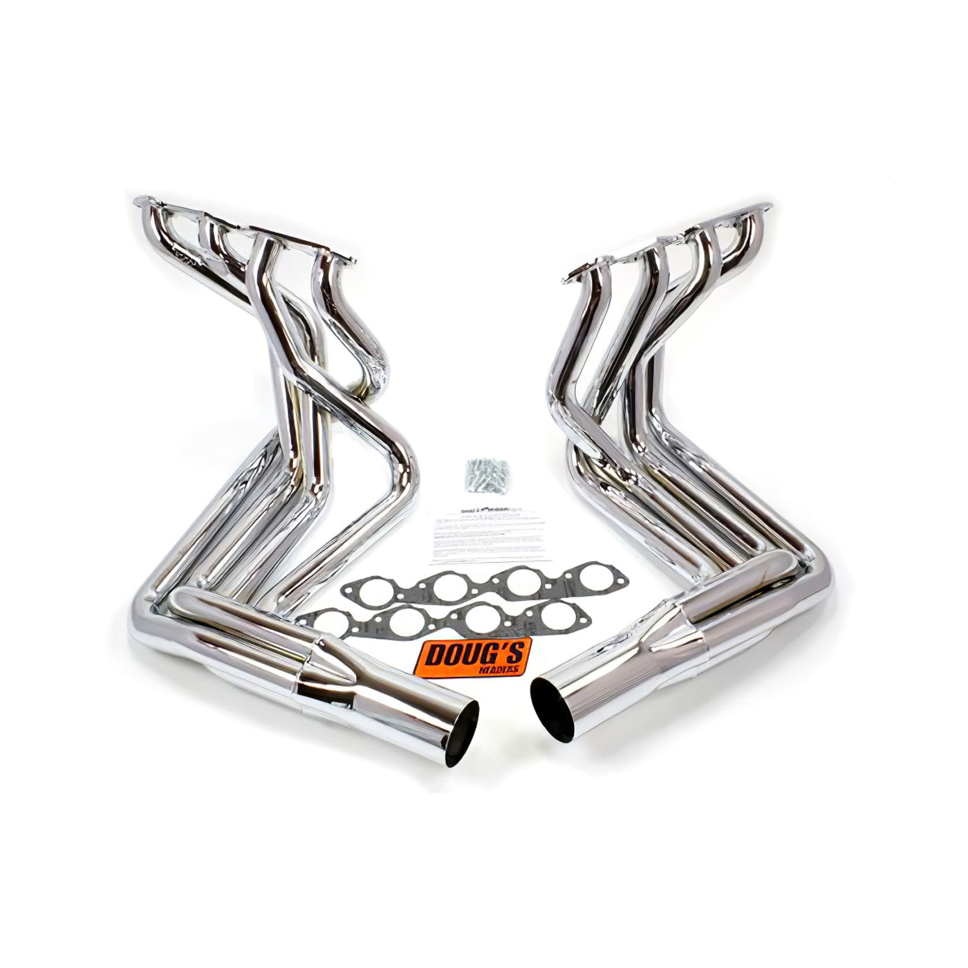 65-74 427/454 Doug's Headers Side Mount Exhaust Header - Chrome
