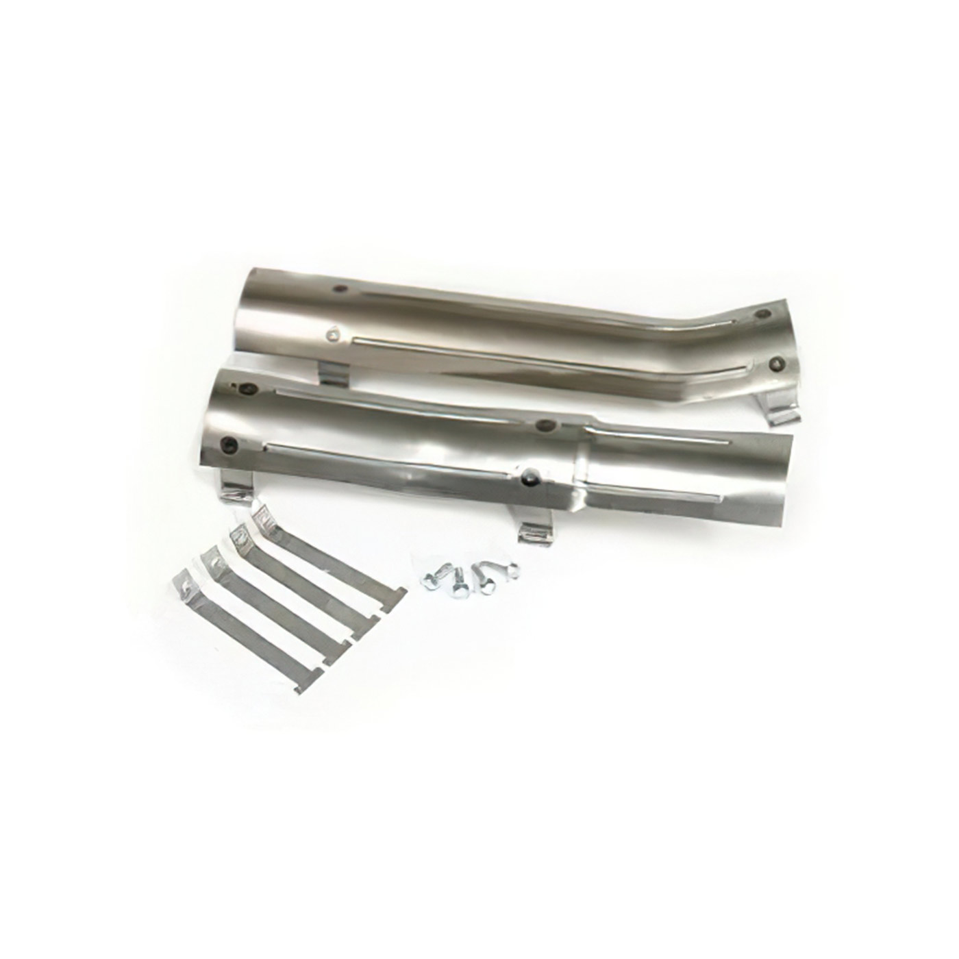 64-65 2 1/2in Exhaust Pipe Front Heat Shields
