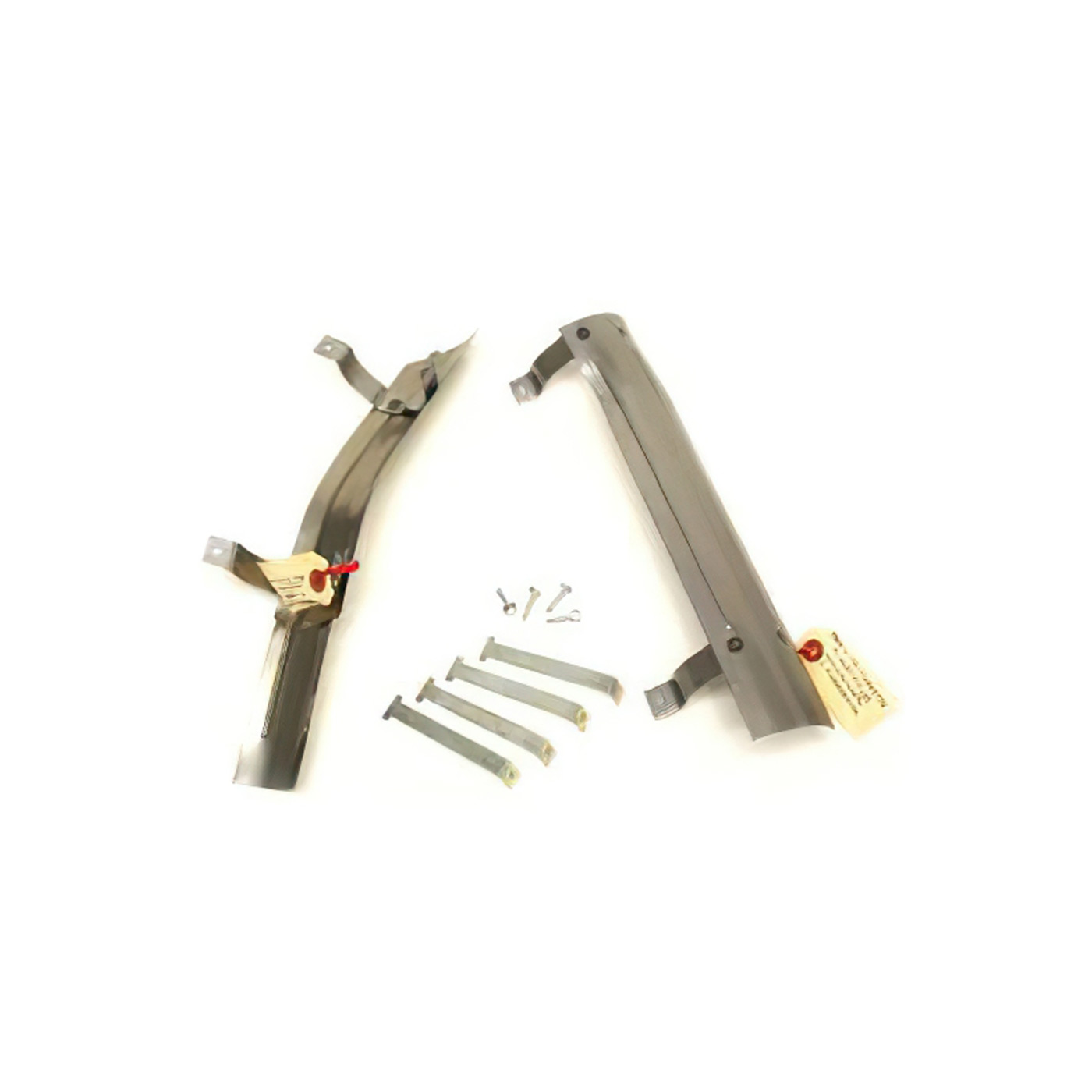 66-67 2 1/2in Exhaust Pipe Front Heat Shields