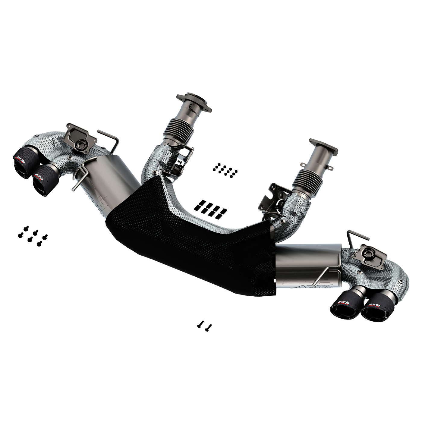 20-27 Borla Exh System ATAK with Carbon Fiber Tips