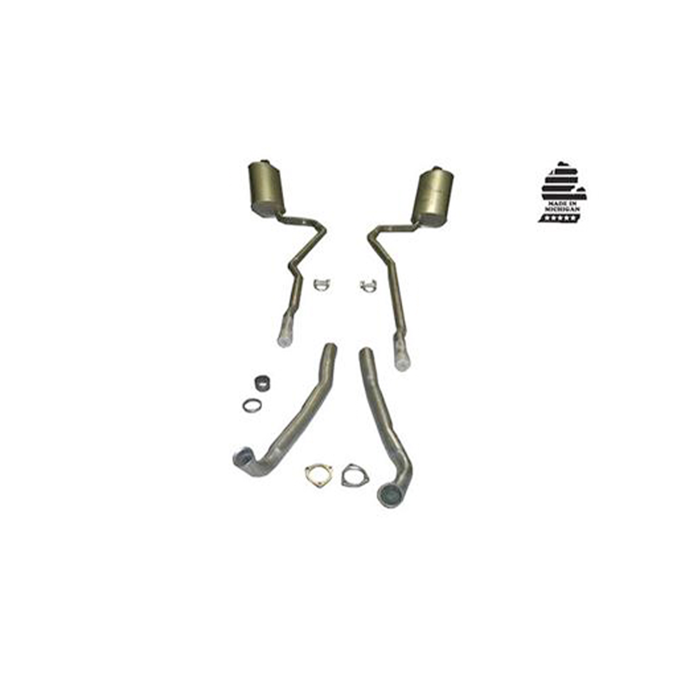 68 427 4-Speed N11 Off-Road Exhaust Pipe & Muffler System