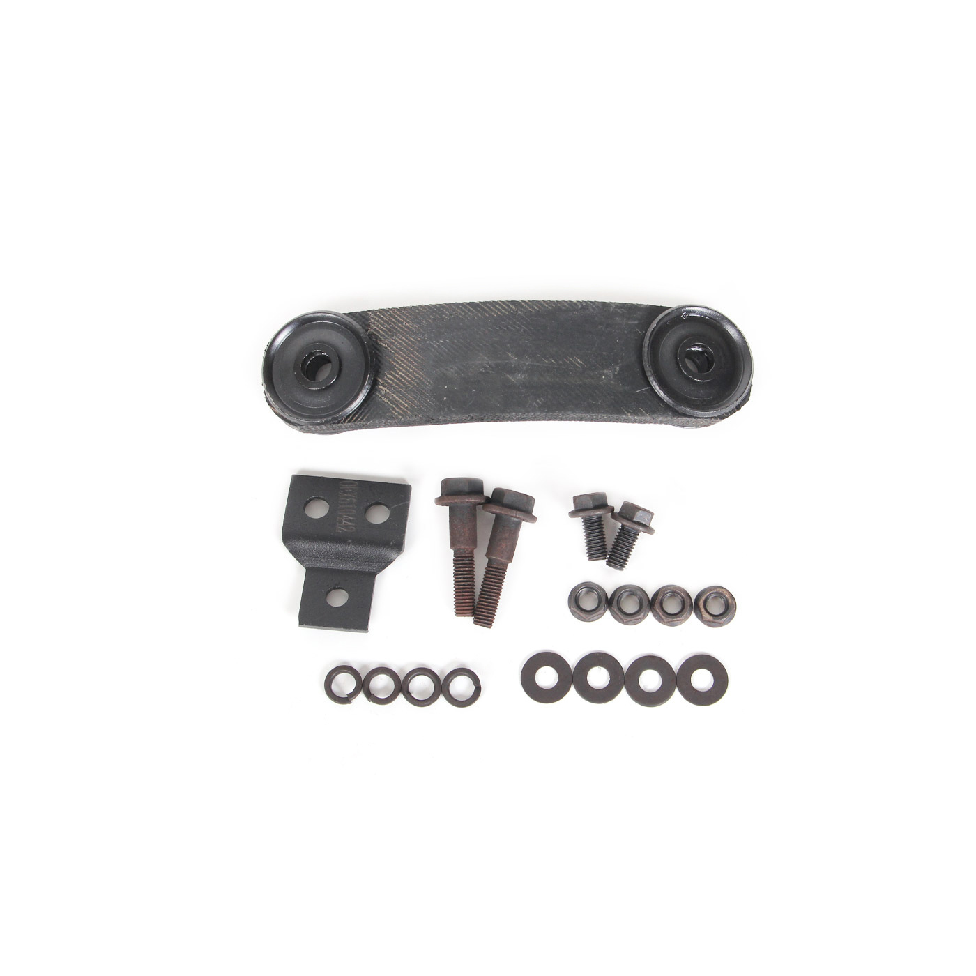 86-91 Rear Exhaust Y-Pipe Rubber Hanger Strap w/Brackets & Hardware