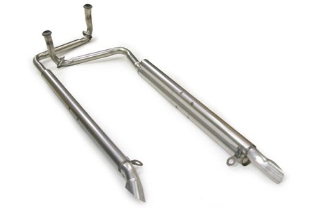 69 427 Side Exhaust Mufflers (Stainless)