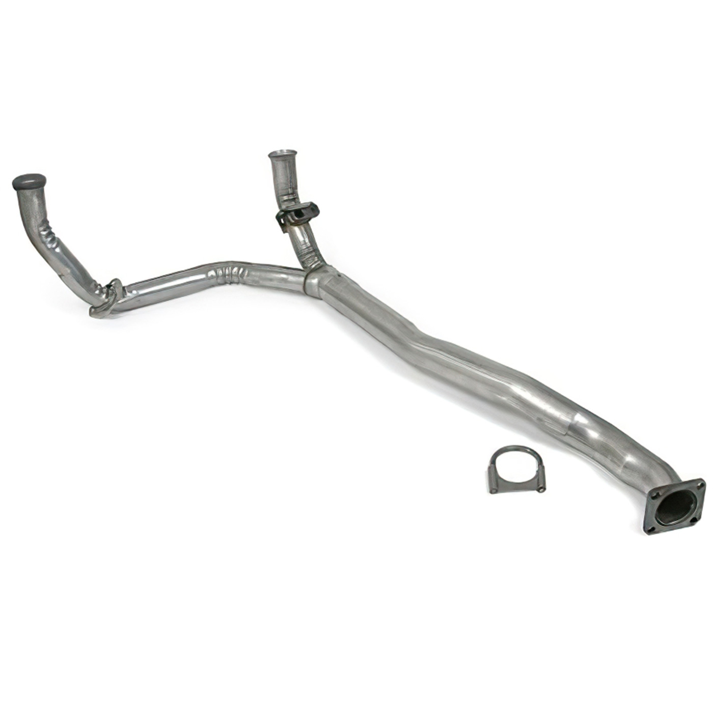 75-76 Front Y-Pipe & Extension - 2pc w/A.I.R. Flange