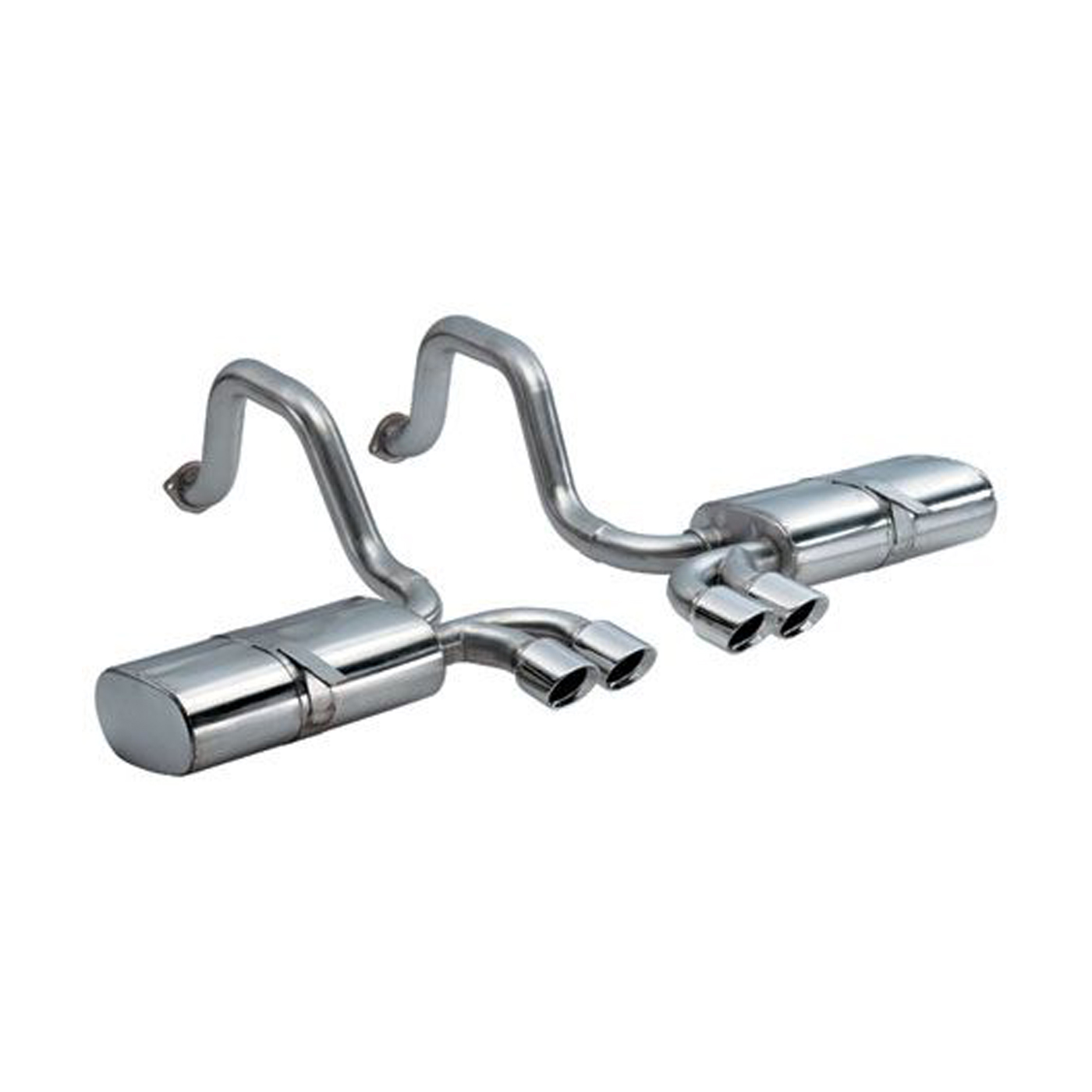 97-04 Corsa Sport Exhaust System - 3.5in Polished Pro Series Tips