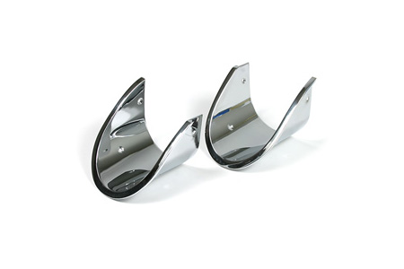1968-1969 Corvette Rear Exhaust Bezels (Die Cast)