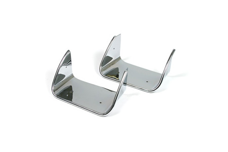 1970-1973 Corvette Rear Exhaust Bezels (Die Cast)