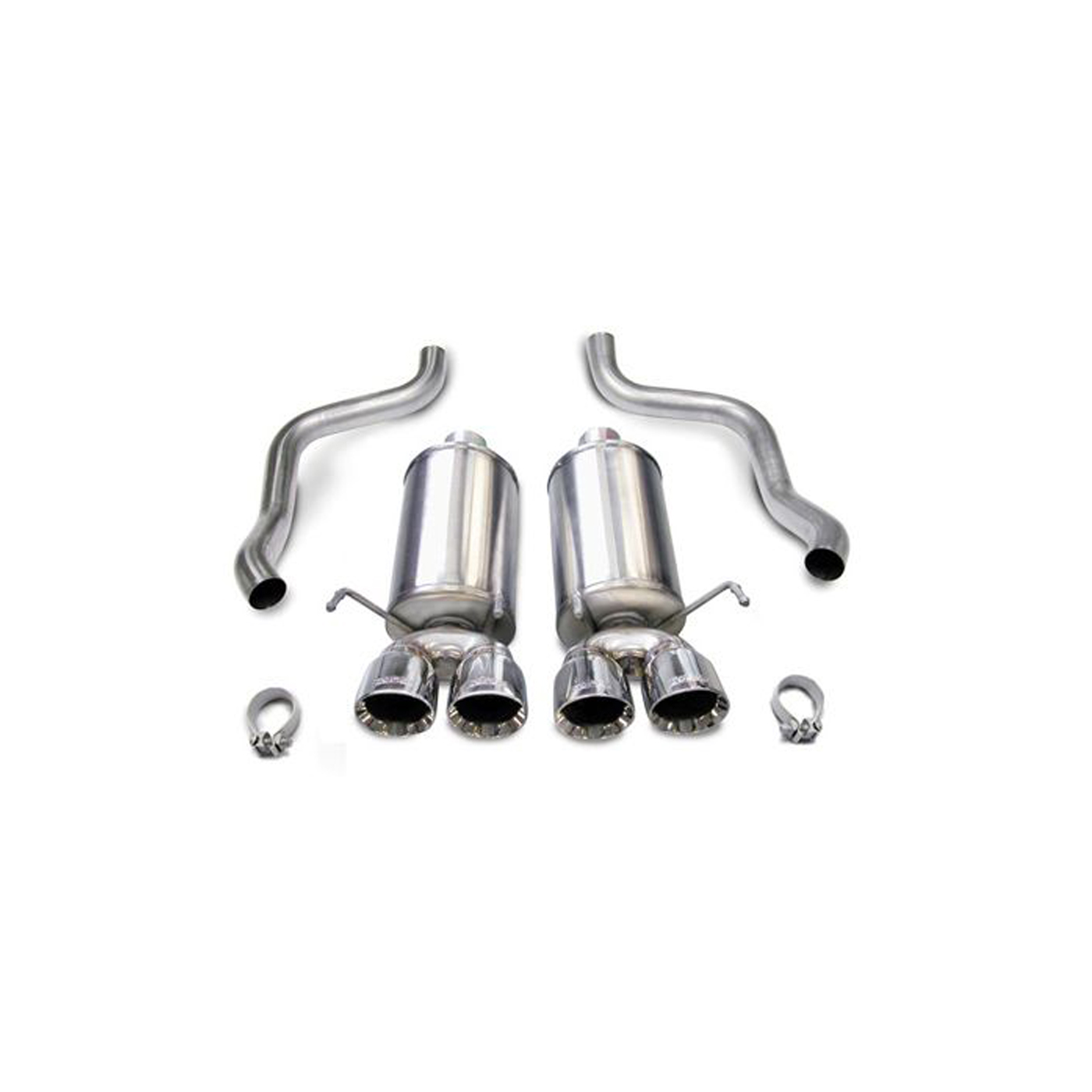 05-08 LS2/LS3 Corsa Xtreme Exhaust System - Quad 3.5in Polished Tips