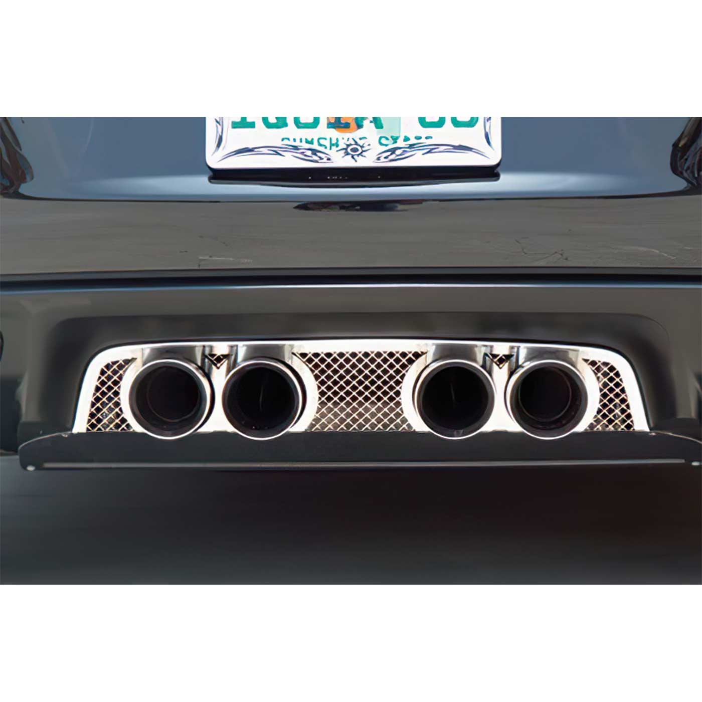 05-13 Laser Mesh Exhaust Port Filler Panel - Factory Exhaust