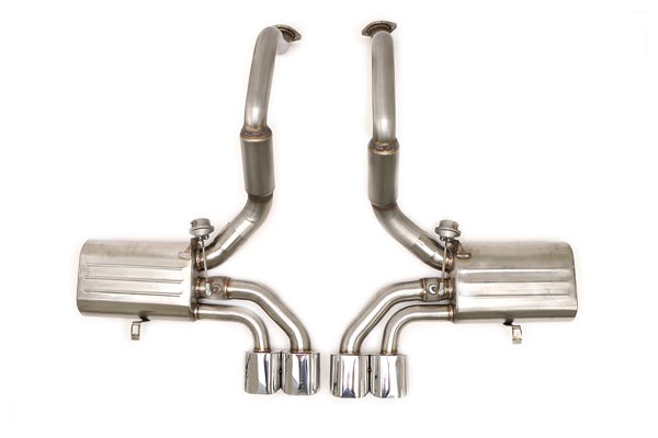 97-04 BBE Fusion Exhaust System - Quad Oval Tips