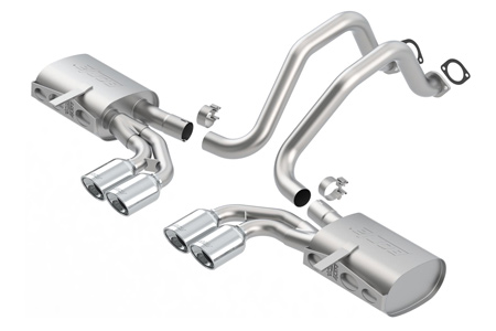 1997-2004 Corvette BORLA S-Type Exhaust System w/Oval Tips (New Design)