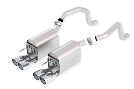 2005-2008 Corvette LS2/LS3 BORLA Touring Exhaust System w/Round Tips (New Design)