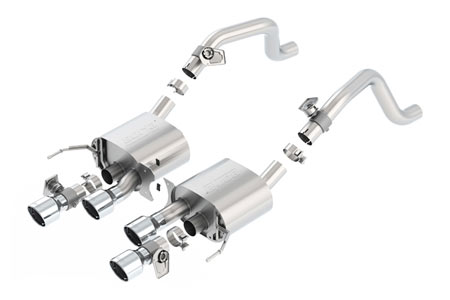 14-18 w/NPP BORLA ATAK Exhaust System w/Dual Round Tips (Default)