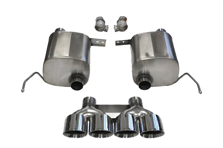 14-18 CORSA Extreme Valve-Back Exhaust System w/Quad 4.5" Polished Tips (Default)