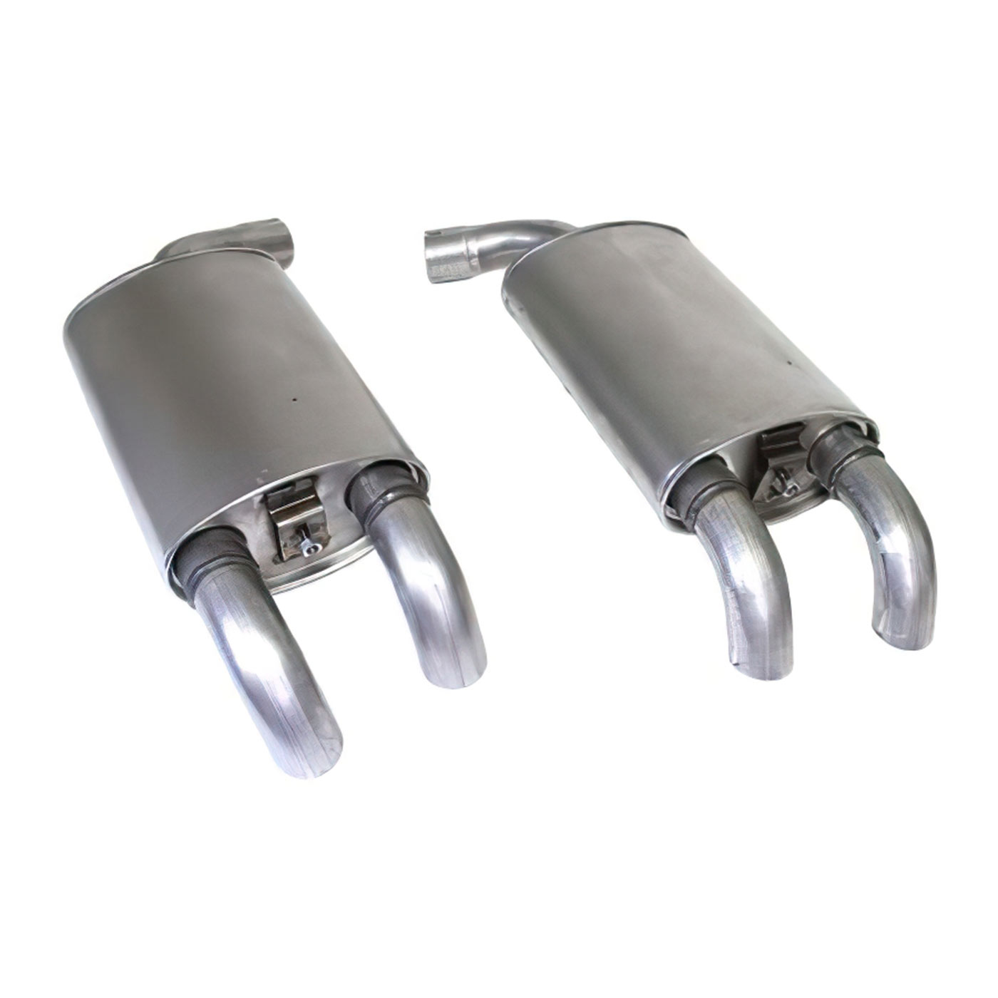 84 OE Style Aluminized Mufflers - Pair