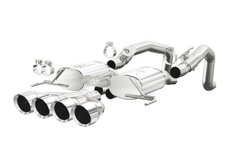 14-18 Magnaflow Axle-Back Exhaust System w/4.5" Quad Tips (Default)