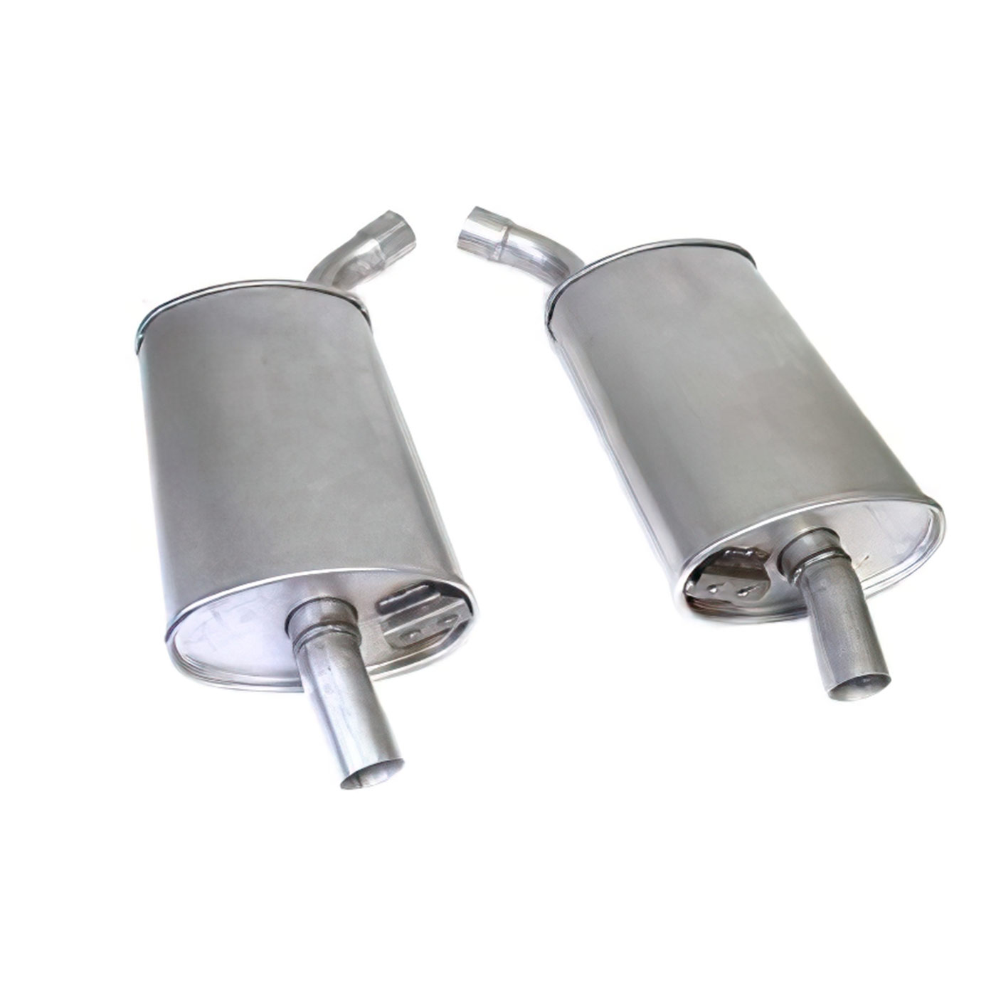 63-67 2 1/2in Reproduction Oval Mufflers