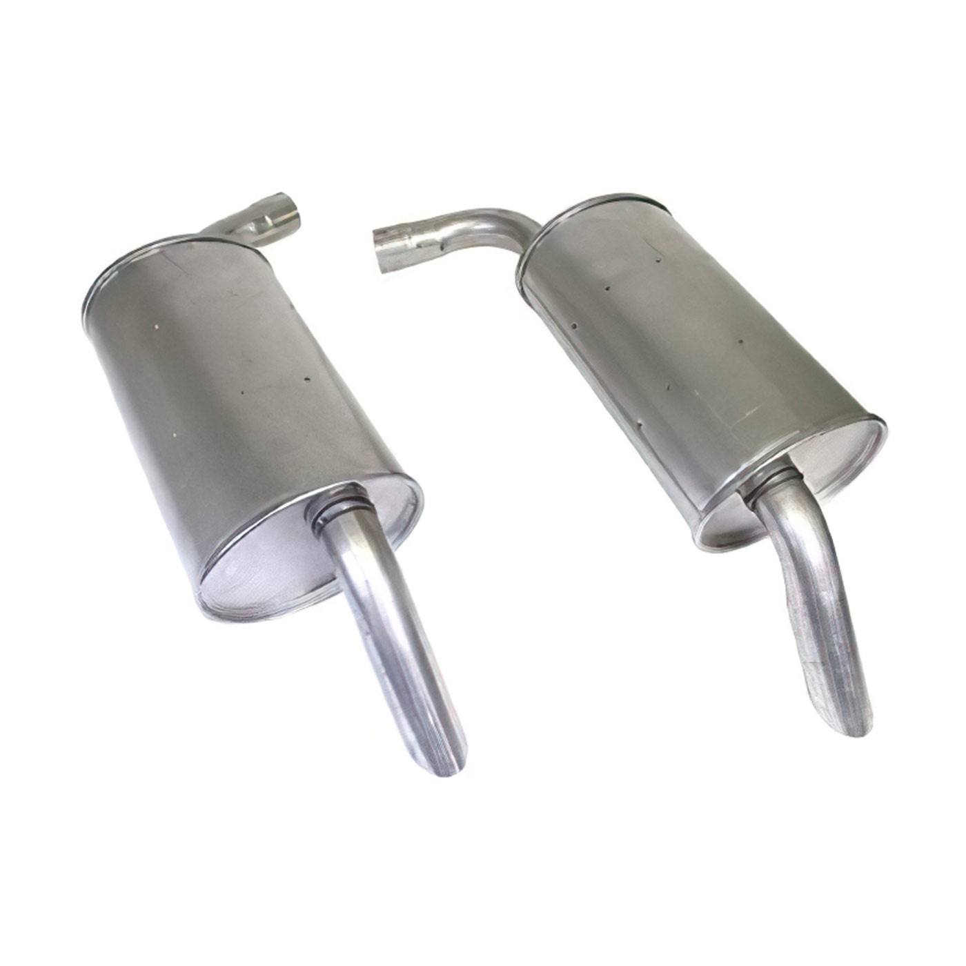 75-77 2 1/4in Reproduction Round Mufflers