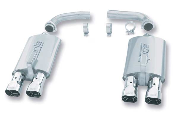 84-91 Borla S-Type Mufflers w/ZR1 Style Tips