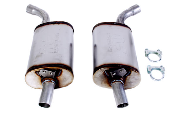 68-72 2 1/2" Magnaflow Aluminized Mufflers
