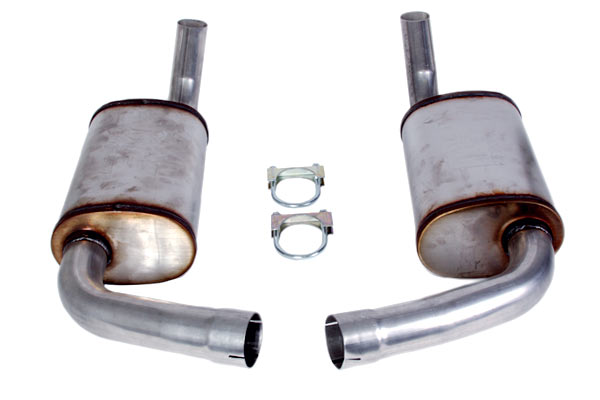 74 2 1/2" Magnaflow Aluminized Mufflers
