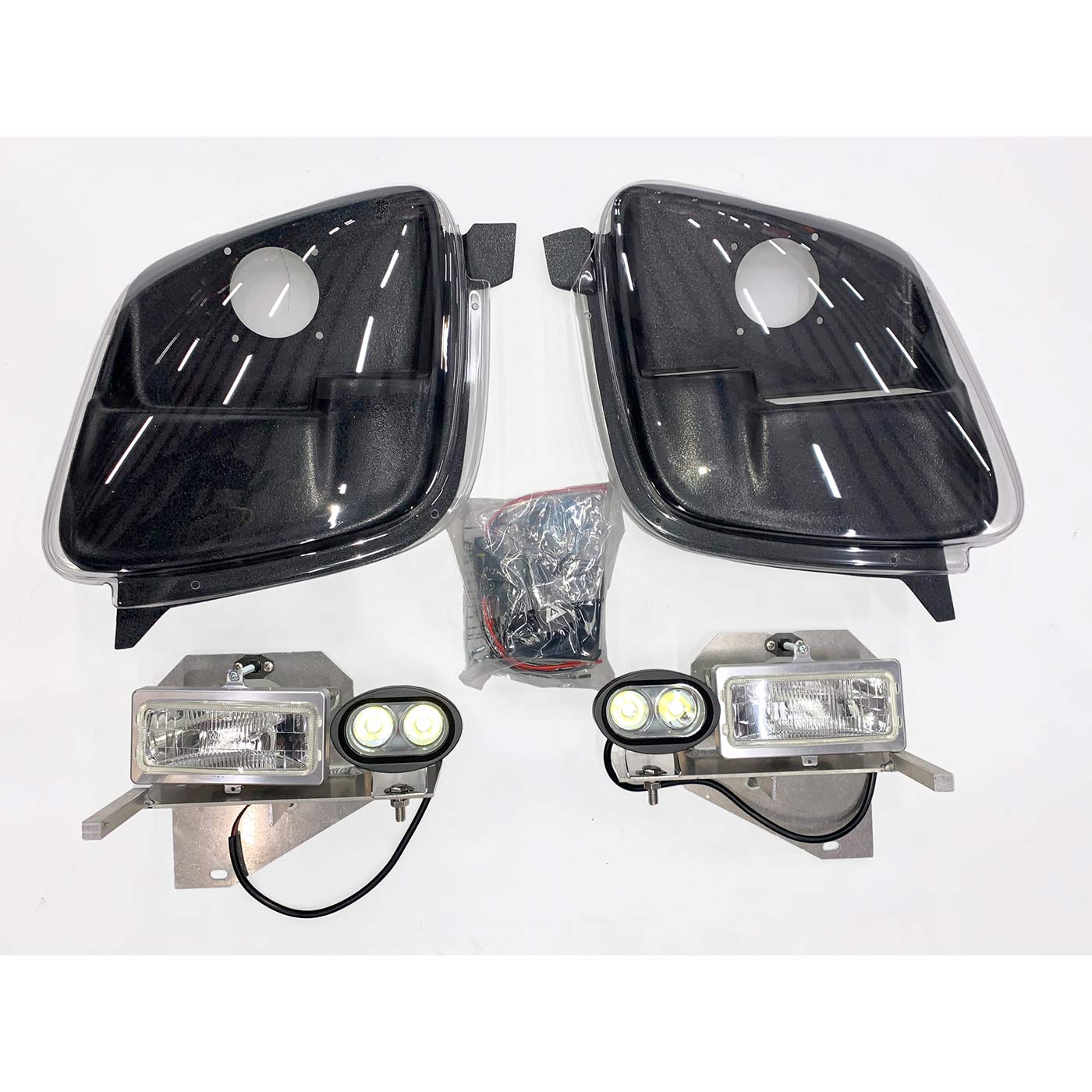 97-04 Lemans Style Racing Fixed Headlight Kit