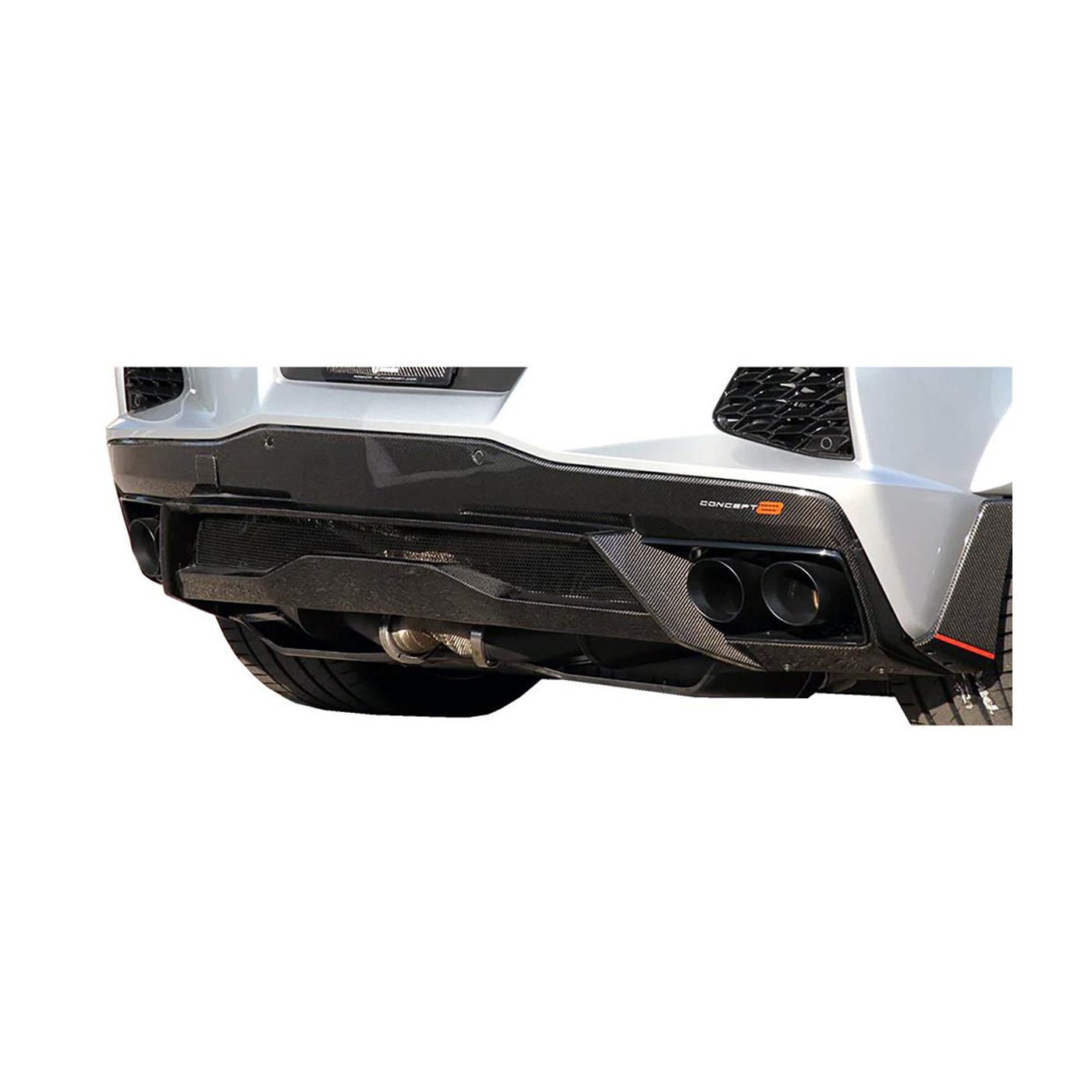 2020-2025 Concept8 Carbon Fiber Rear Diffuser