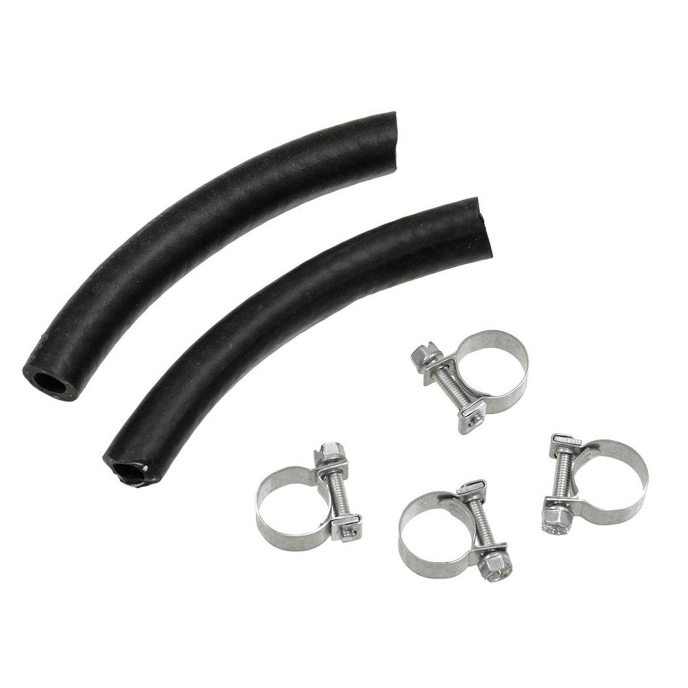 61-62 Gas Tank to Fuel Line Hoses w/Clamps