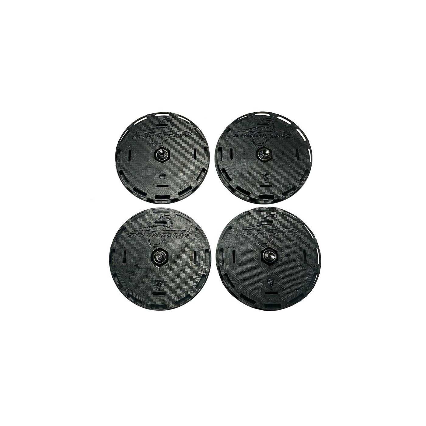 2014-2025 Dynamic Floating Wheel Center Caps Set
