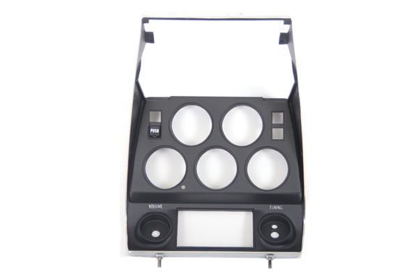 68 Center Gauge Console Bezel w/Wiper Override