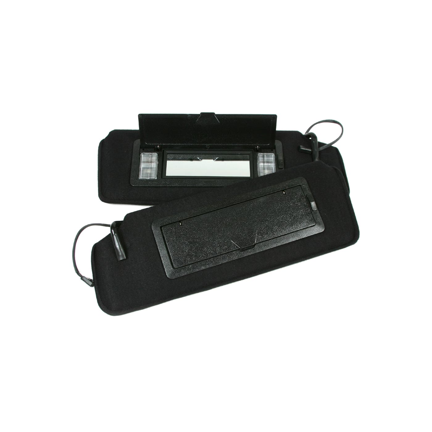 84-96 Reproduction Sunvisor Set with Lighted Mirrors