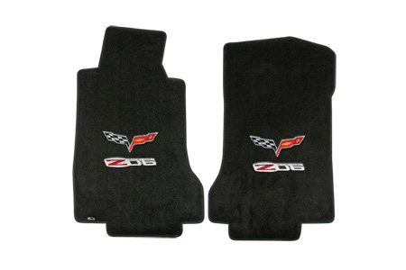 2005-2007E Corvette Lloyd Ultimat Floor Mats w/Double "Z06 505 HP" Emblem