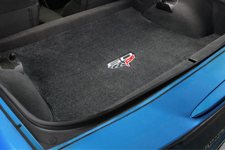 2013 Coupe Corvette Lloyd Ultimat Cargo Mat w/60th Logo (60th above flags)