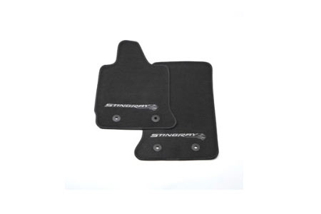 2014 Corvette Stingray GM Front Floor Mats (Black)