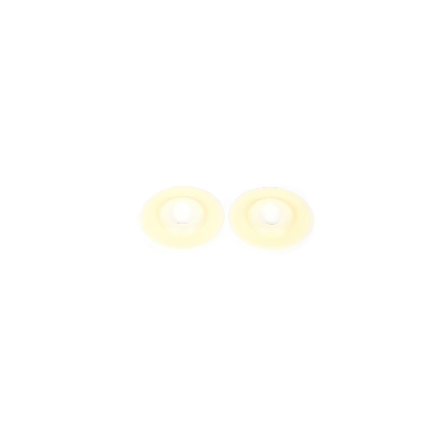 56-77 Window Crank & 63-64 Lock Knob Backplates (Ivory)