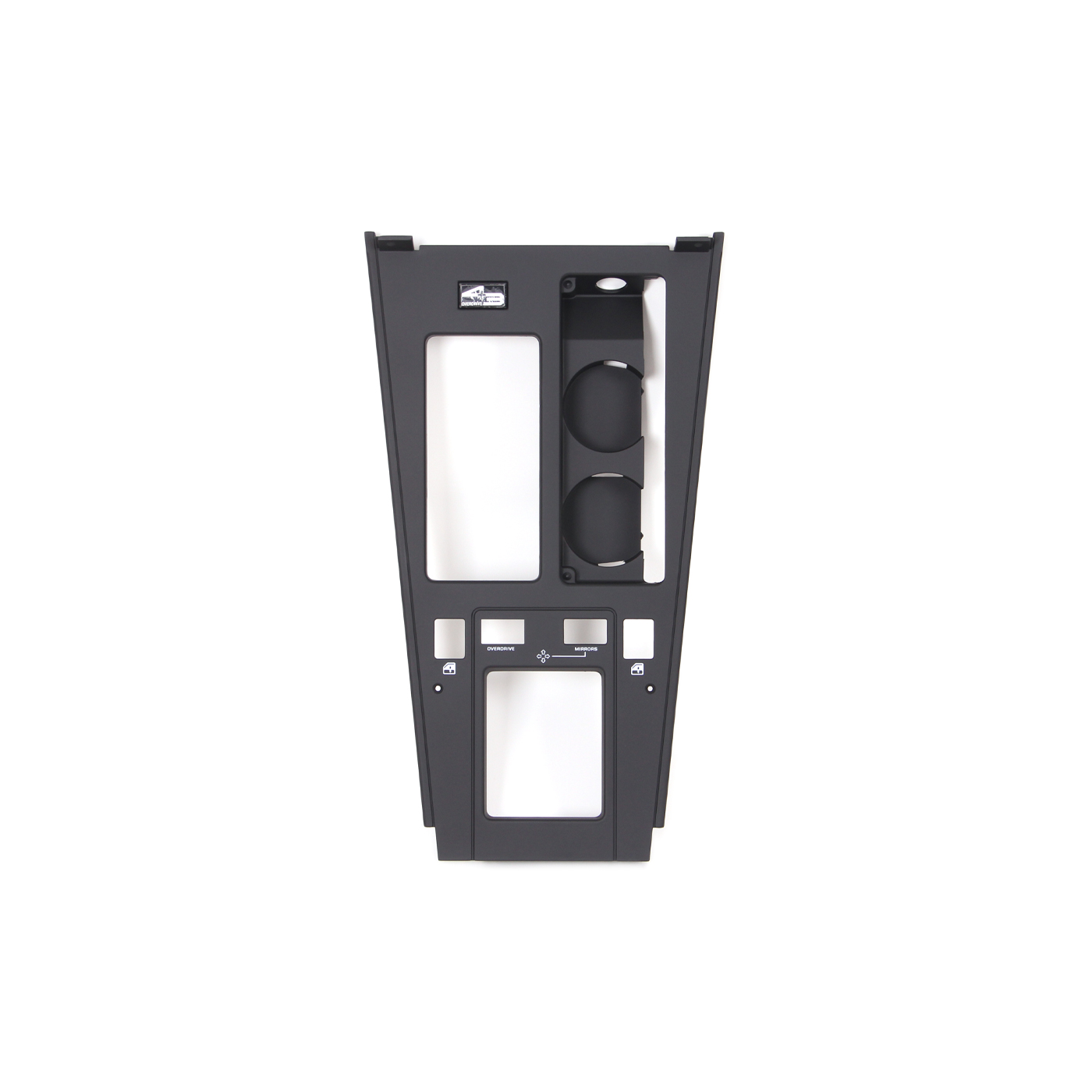 84-85 4+3 Shifter Upper Trim Plate (w/o Seat Graphics)