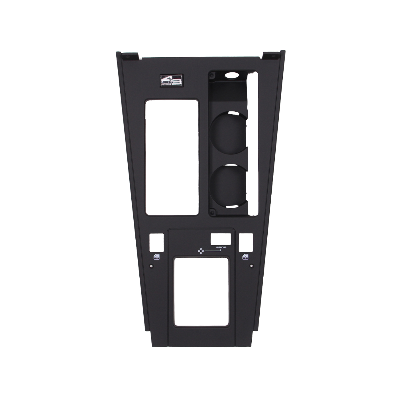 86-88 4+3 Shifter Upper Trim Plate (w/o Seat Graphics)