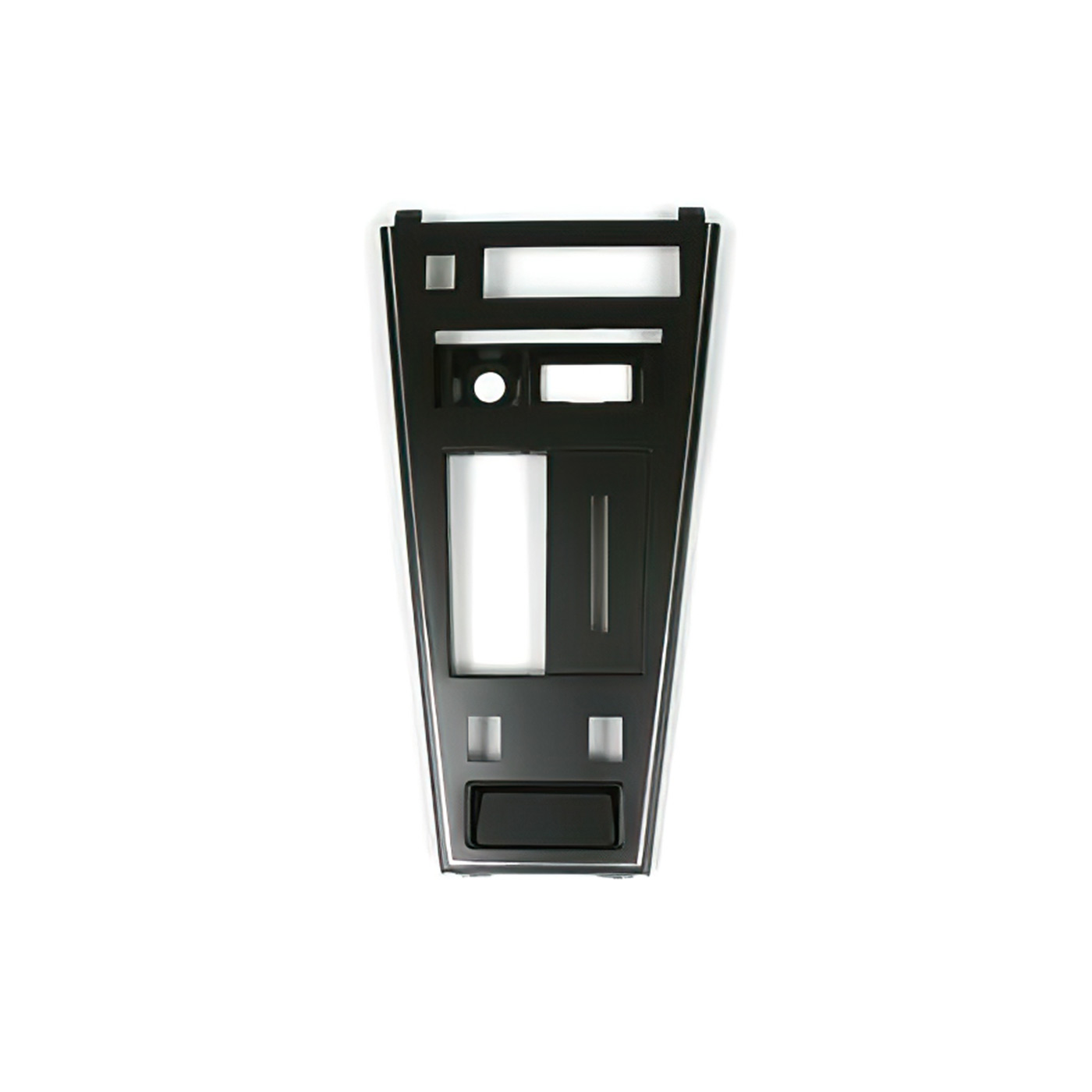 77-80E Shifter Console Upper Trim Plate (w/PW & Rear Defrost)