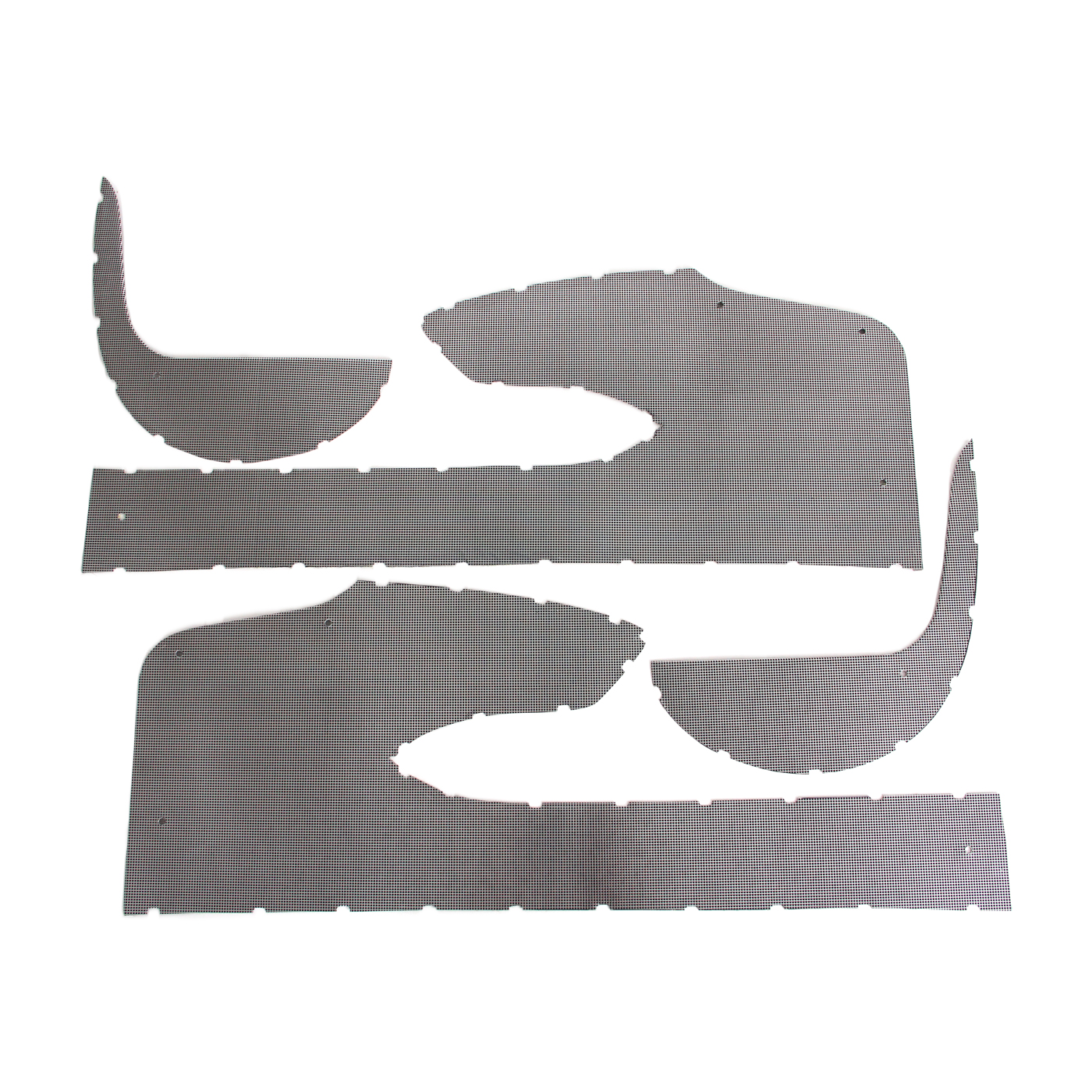 58 Door Panel & Kick Panel Sheet Metal Trim